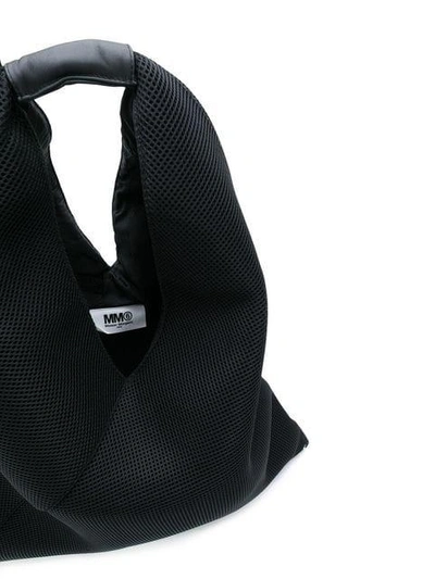 Shop Mm6 Maison Margiela Slouchy Tote In Black