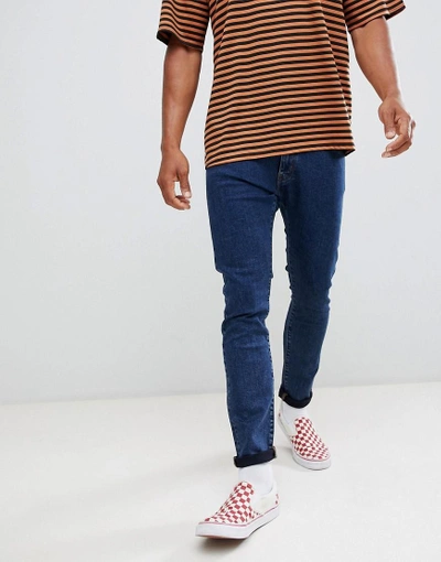 Wrangler Bryson Skinny Jeans Flanker Blue - Blue | ModeSens