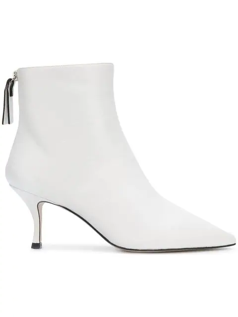 stuart weitzman white ankle boots