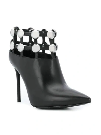 Shop Alexander Wang Studded Ankle Boots In Black