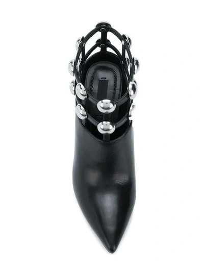 Shop Alexander Wang Studded Ankle Boots In Black