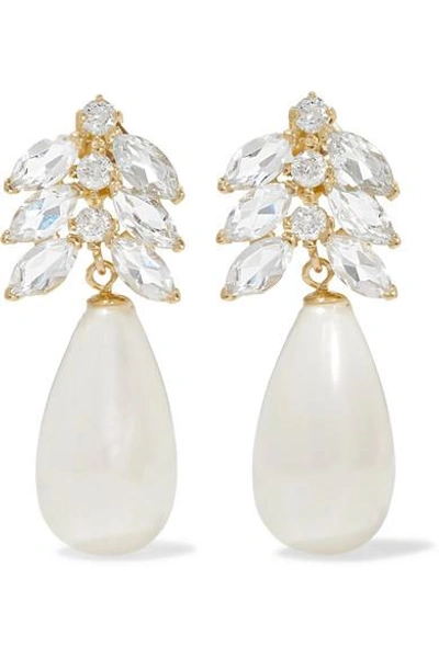 Shop Loren Stewart Aura 14-karat Gold Multi-stone Earrings