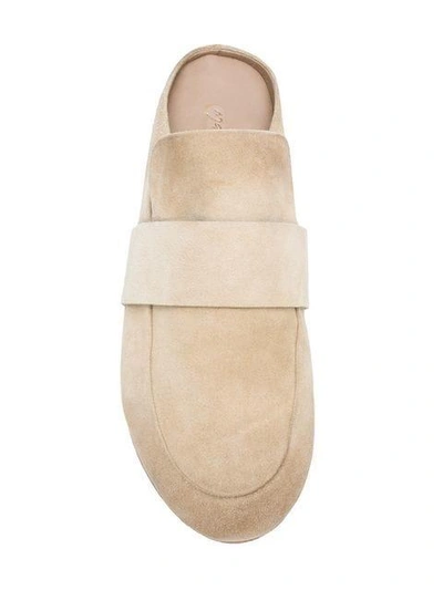 Shop Marsèll Backless Loafers - Nude & Neutrals
