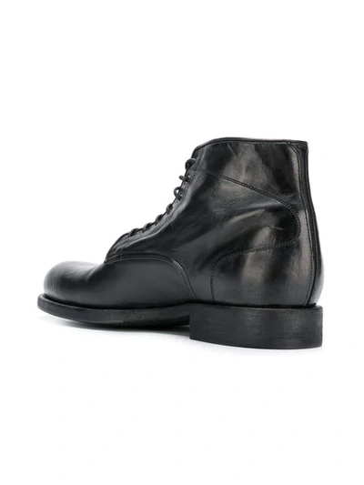 Shop Pantanetti Lace-up Ankle Boots - Black