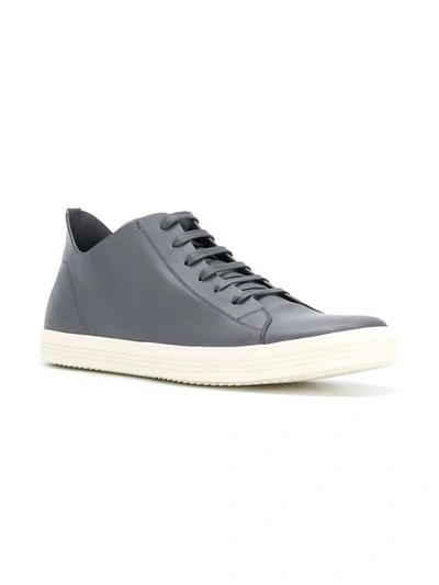 Shop Rick Owens High Ankle Lace-up Sneakers - Grey