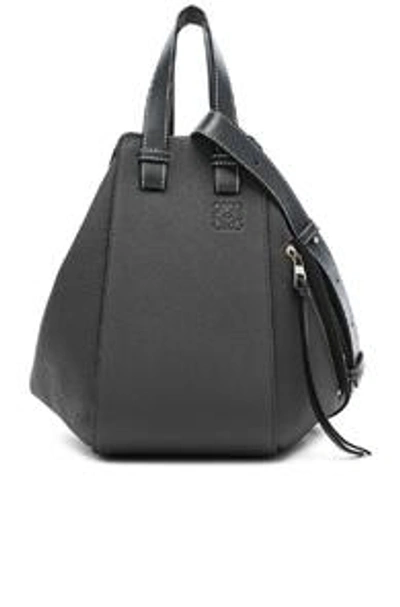 Shop Loewe Hammock Small Bag In Gray