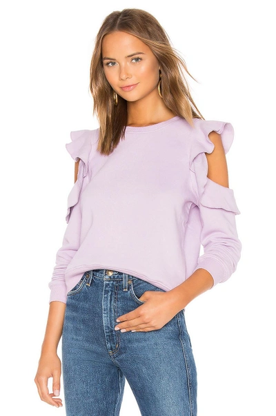Shop Rebecca Minkoff Gracie Sweatshirt In Lavender