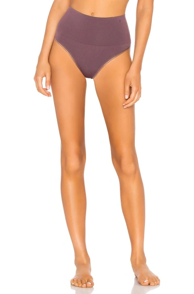 Shop Yummie By Heather Thomson Thong In Huckleberry