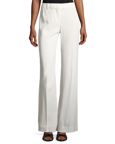 Kobi Halperin Melina Womens Viscose Wide Leg Dress Pants In Ivory