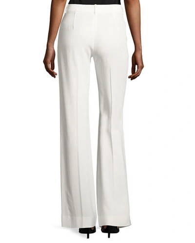 Kobi Halperin Melina Womens Viscose Wide Leg Dress Pants In Ivory