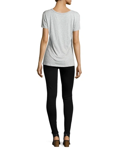 Paige Transcend Hoxton Ultra Skinny Jeans In Black Shadow