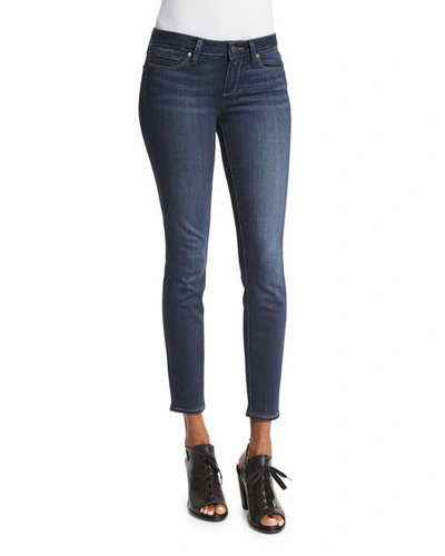 Shop Paige Verdugo Ultra-skinny Ankle Jeans, Nottingham In Blue