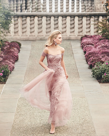teri jon by rickie freeman sequin overlay gown