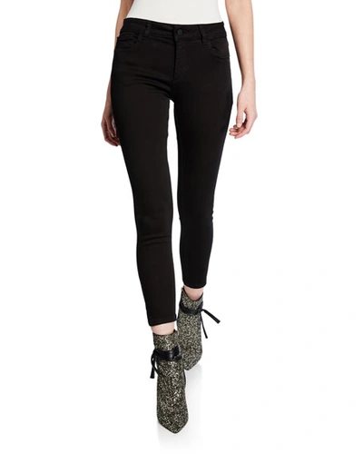 Shop Dl1961 Florence Instasculpt Cropped Skinny Jeans In Hail