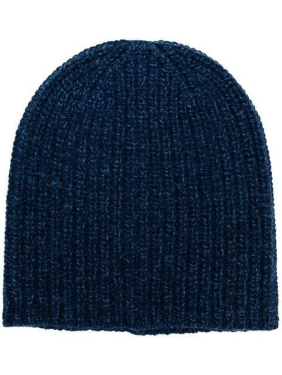 Shop Alex Mill Ribbed Knit Beanie - Blue