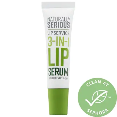 Shop Naturally Serious Lip Service 3-in-1 Lip Serum 0.5 oz/ 15 ml