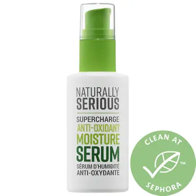 Shop Naturally Serious Supercharge Anti-oxidant Moisture Serum 1 oz/ 30 ml