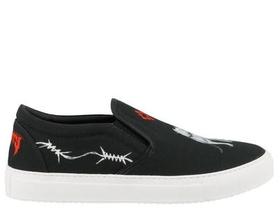Shop Marcelo Burlon County Of Milan Dogo Slip-on Sneaker In Black Multicolor