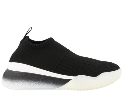 Shop Stella Mccartney Sock Sneaker In Black/white
