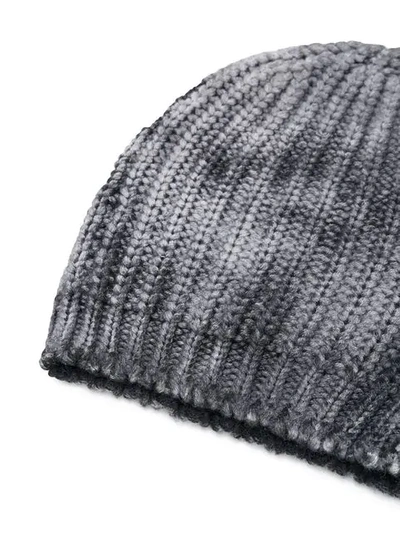 tie-dye knitted beanie