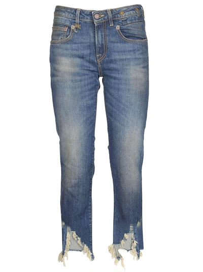 Shop R13 Boy Straight Jeans In Denim