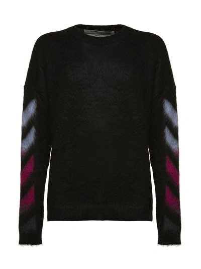 Shop Off-white Arrow Sweater In Nero Multicolor