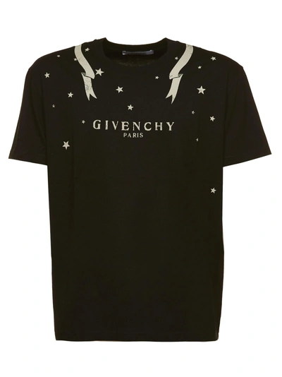 Shop Givenchy Zodiac Print T-shirt In Black-beige