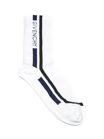 Shop Givenchy Socks In White Black