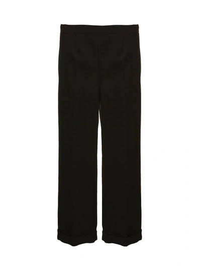 Shop Mm6 Maison Margiela Tailored Trousers In Nero