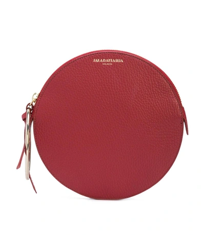 Shop Sara Battaglia Dark Red Bracelet Bag