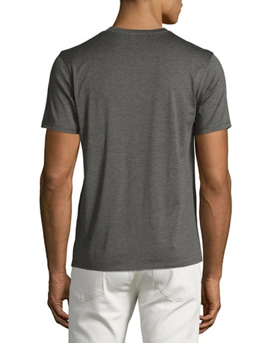 Shop Theory New Clay Plaito V-neck T-shirt In Charcoal