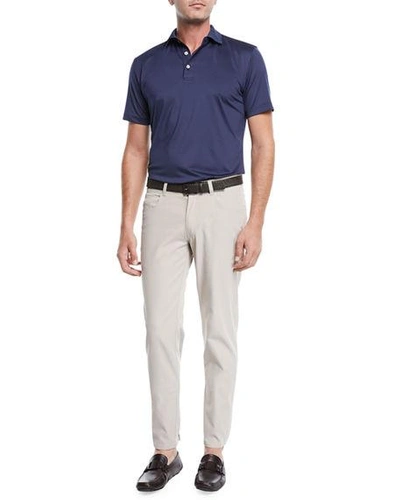 Shop Peter Millar Men's Eb66 Performance Pants In Khaki