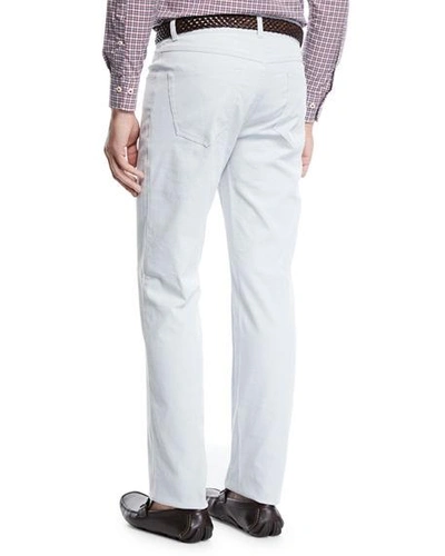 Shop Peter Millar Men's Eb66 Performance Pants In Gray