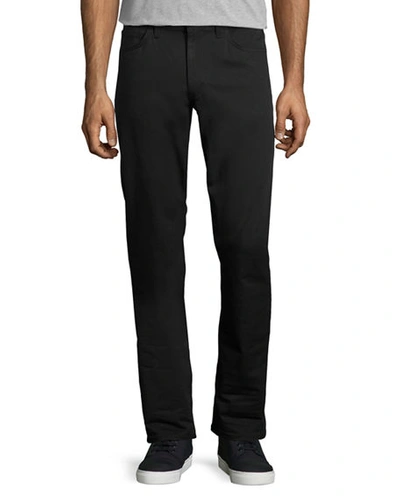 Shop Theory Haydin Stretch Cotton Pant In Black