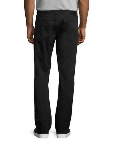Shop Theory Haydin Stretch Cotton Pant In Black