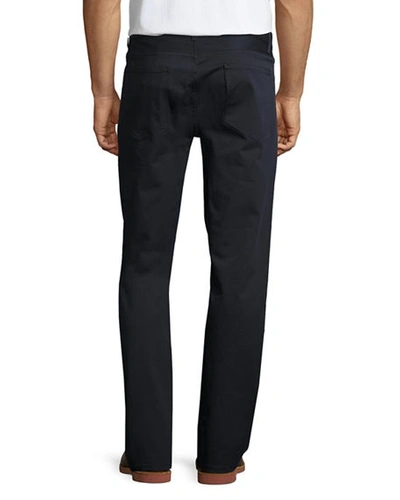 Shop Theory Haydin Stretch Cotton Pant In Eclipse