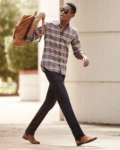 Ag Graduate Faded Stretch Slim-straight Jeans In Bundled