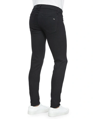 Shop Rag & Bone Men's Standard Issue Fit 1 Slim-skinny Jeans In Black