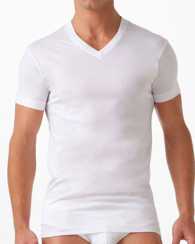 Shop 2(x)ist Pima Cotton V-neck T-shirt, White