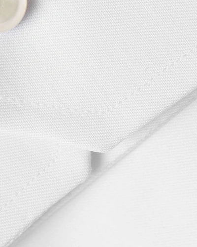 Shop Eton Slim-fit Twill Dress Shirt In White
