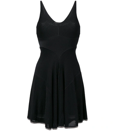 Shop Alexander Wang Black Engineered Cami Dress