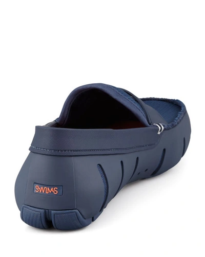 Shop Swims Mesh And Rubber Penny Loafer, Navy