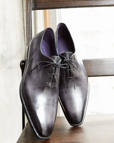 Alessandro Demesure Leather Shoes in Black - Berluti