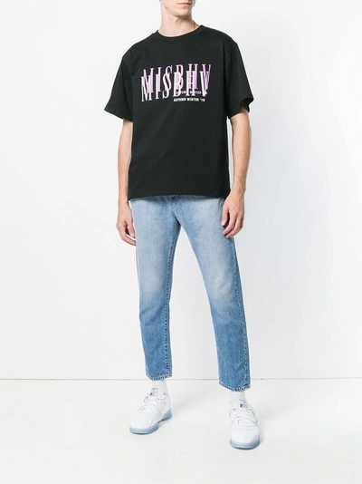 Shop Misbhv Logo Short-sleeve T-shirt - Black