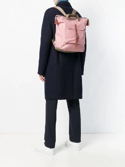 Shop Ally Capellino Front Patch Pocket Backpack In Pink
