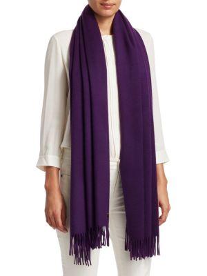 purple cashmere scarf