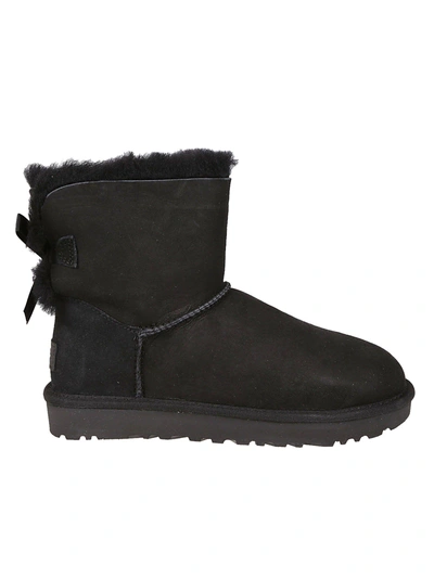 Shop Ugg Furr Ankle Boots In Black