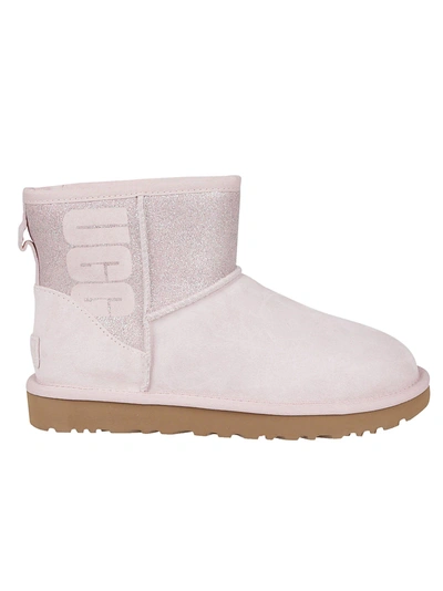 Shop Ugg Glitter Ankle Boots In Pink