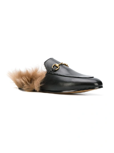 Shop Gucci Princeton Leather Slipper