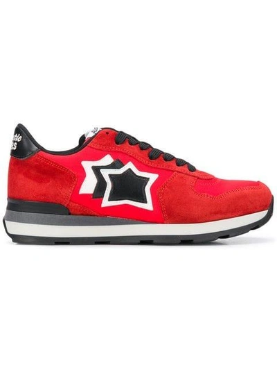 Shop Atlantic Stars Vega Lace-up Sneakers - Red